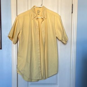 Faded Glory Men's Yellow Casual Button Down Shirt